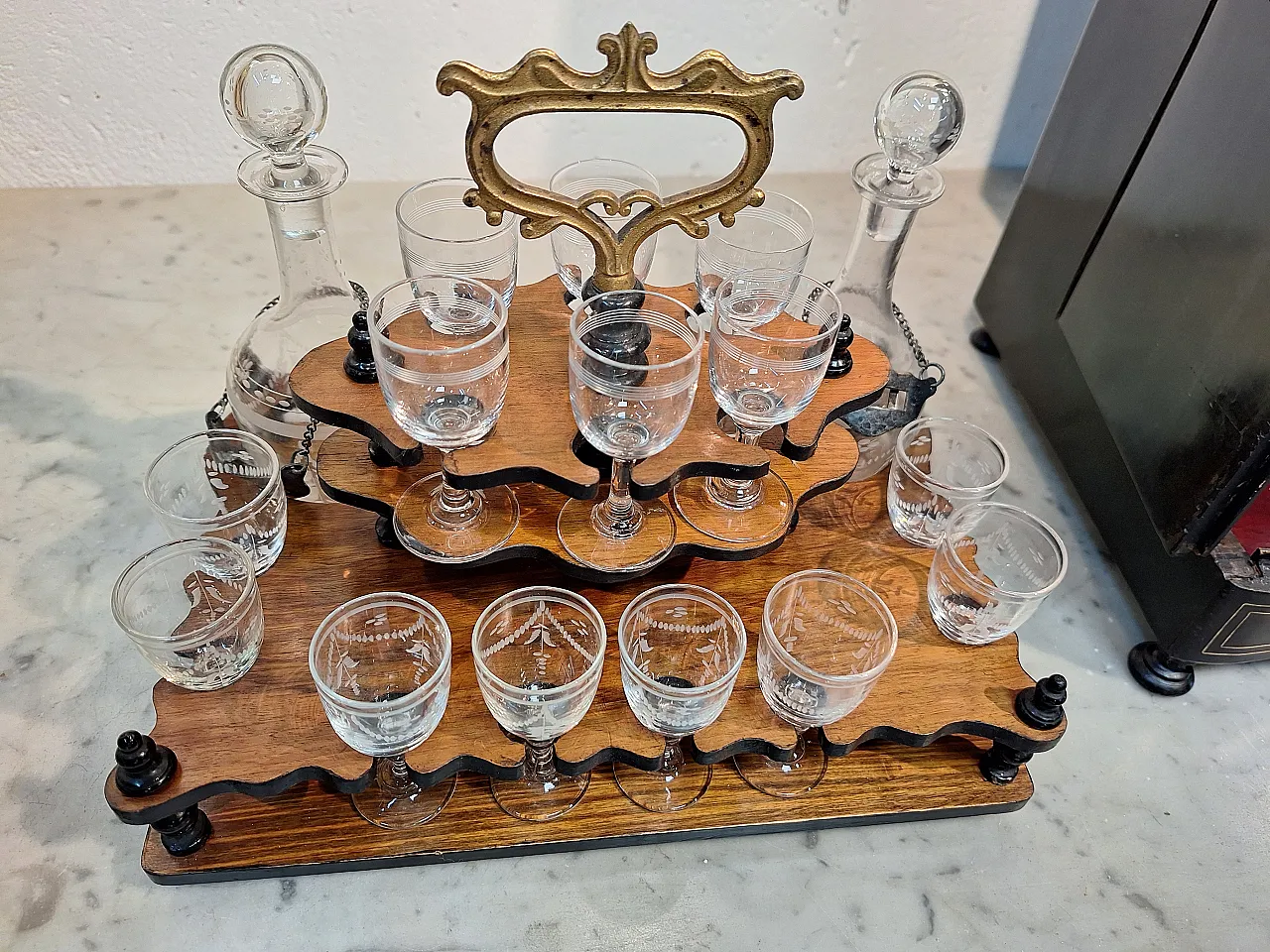 Cantinetta porta liquori Napoleone III, '800 2