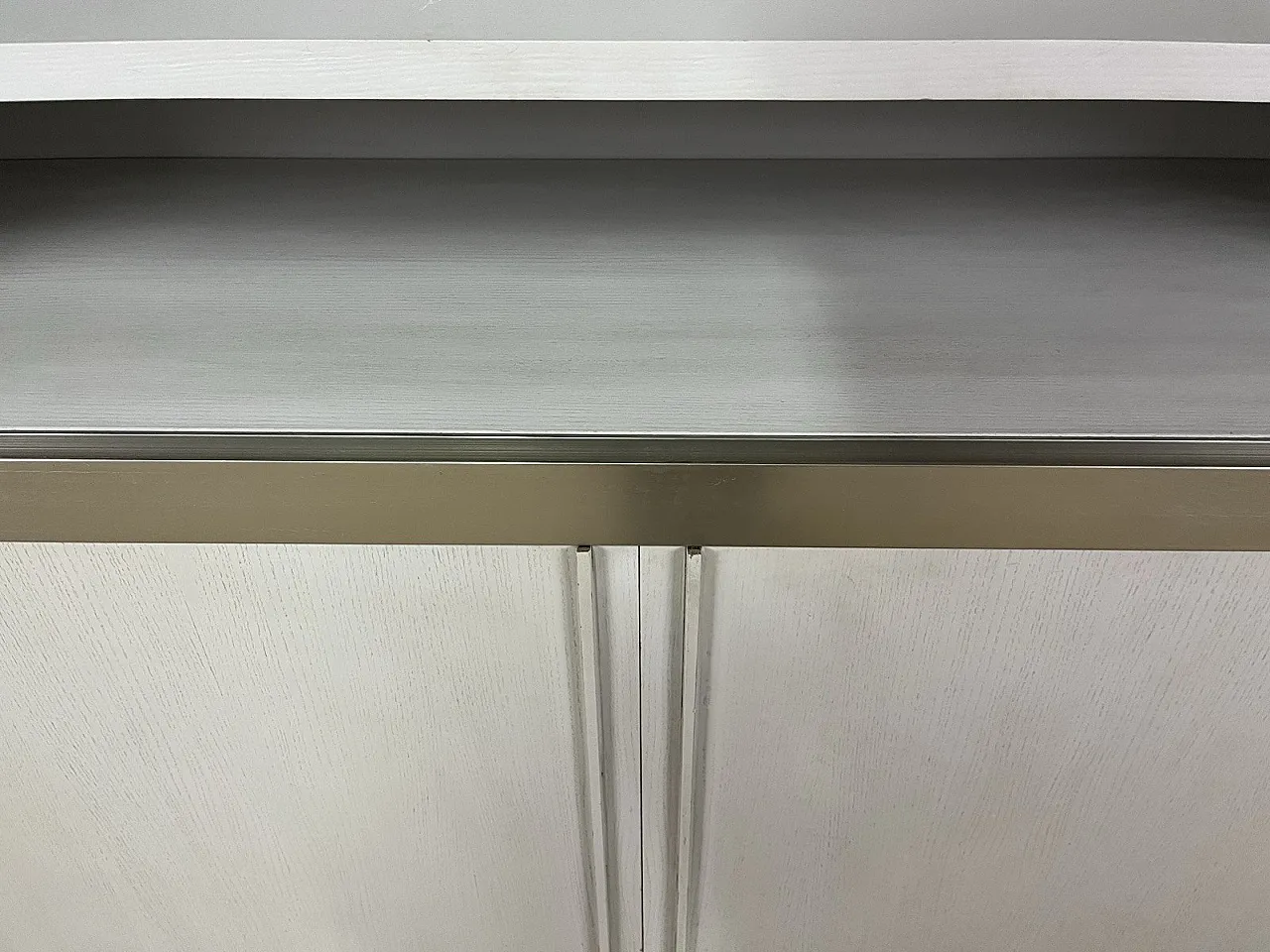 Steel and wood bookcase by Angelo Mangiarotti for Poltronova, 1960s 13