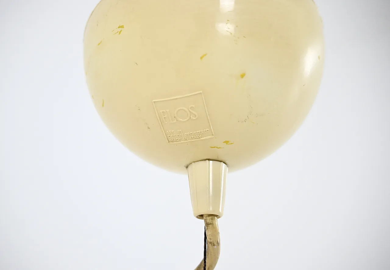 Coppia di lampade Fior di Loto di Afra & Tobia Scarpa per Flos, 1960 12