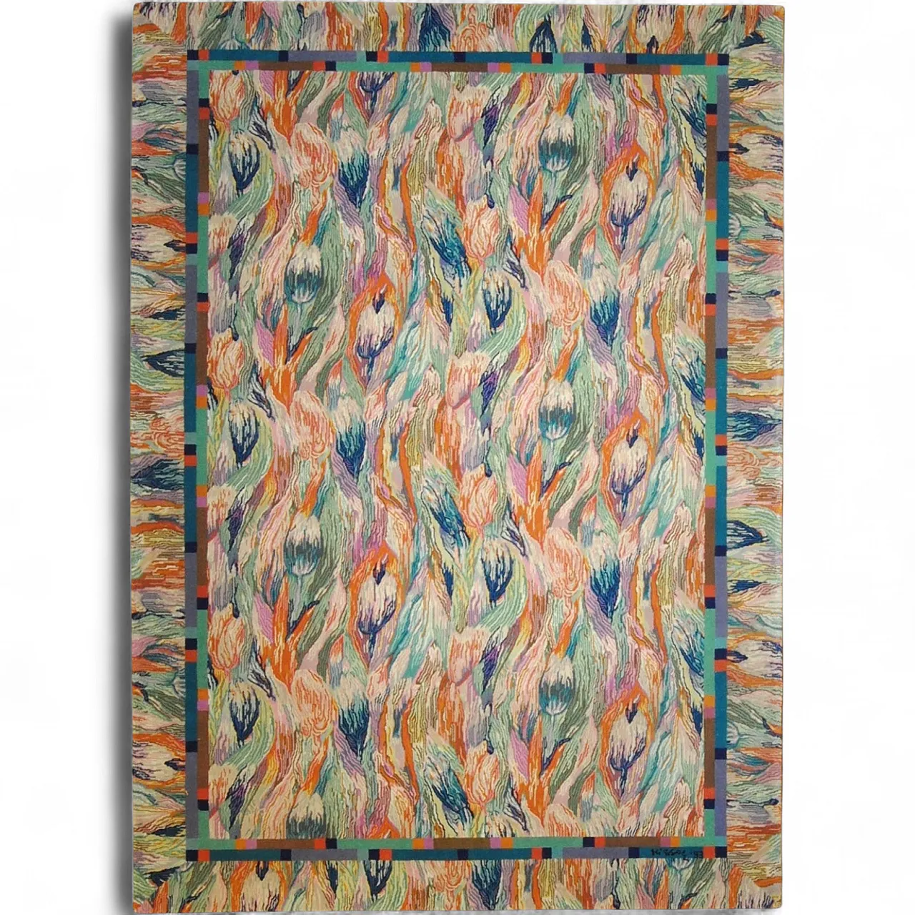 Handmade rug by Missoni, decor Tulip, 1990s 13