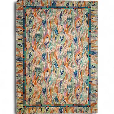 Handmade rug by Missoni, decor Tulip, 1990s