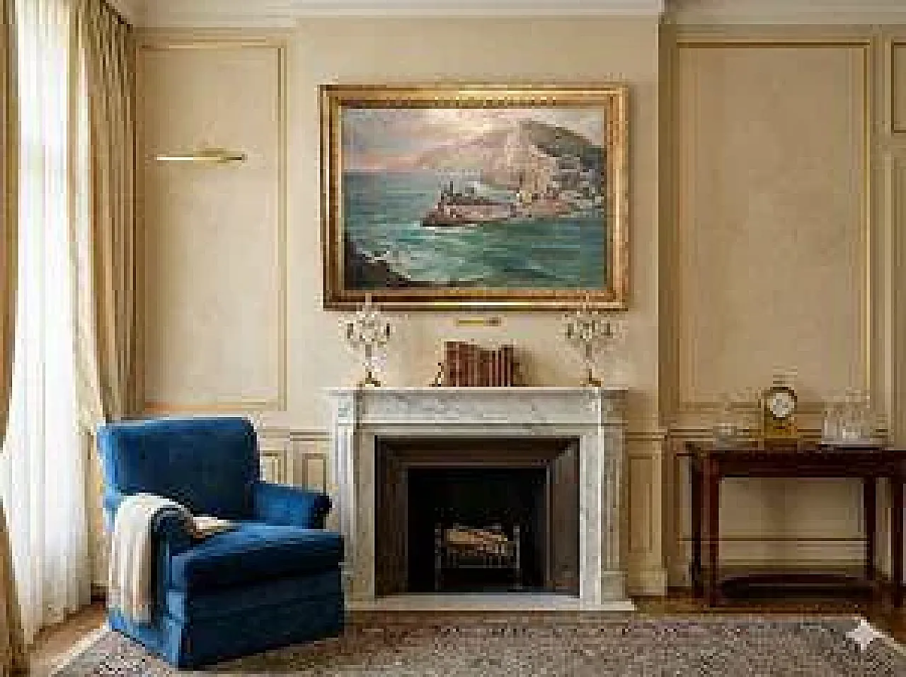 Veduta di Porto Venere di Giuseppe Caselli, olio su tela, anni '40 8