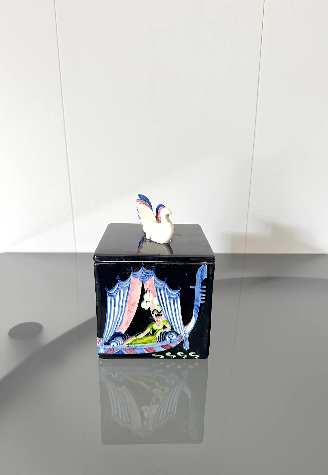 Night view of Venice by Gigi Chessa for Lenci, 1930s 2