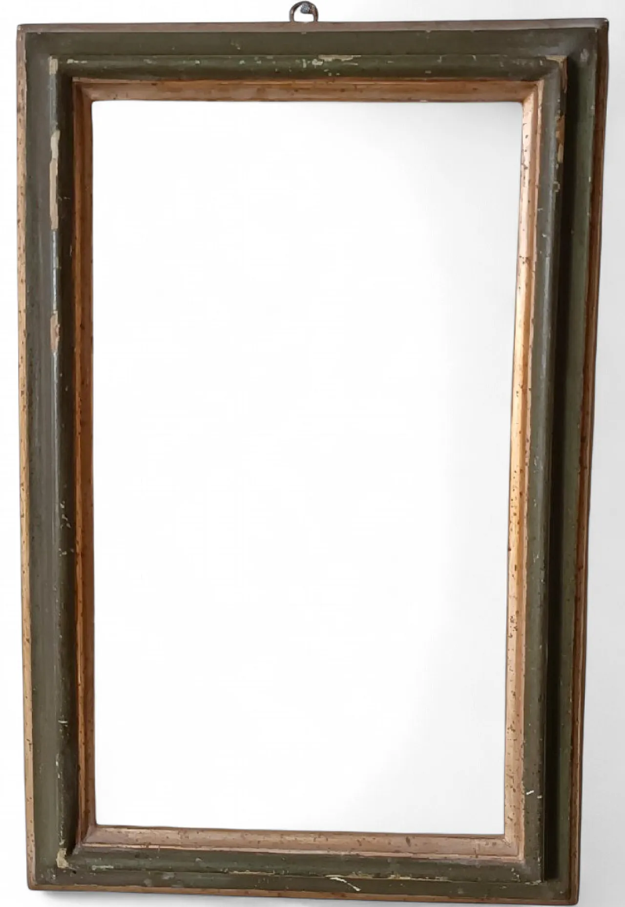 Lacquered wooden frame with gold edges, 18th century 11