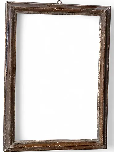 Lacquered wooden frame with gold edges, 18th century