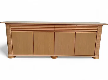 Contromobile in bamboo di Roberti Rattan, anni '60