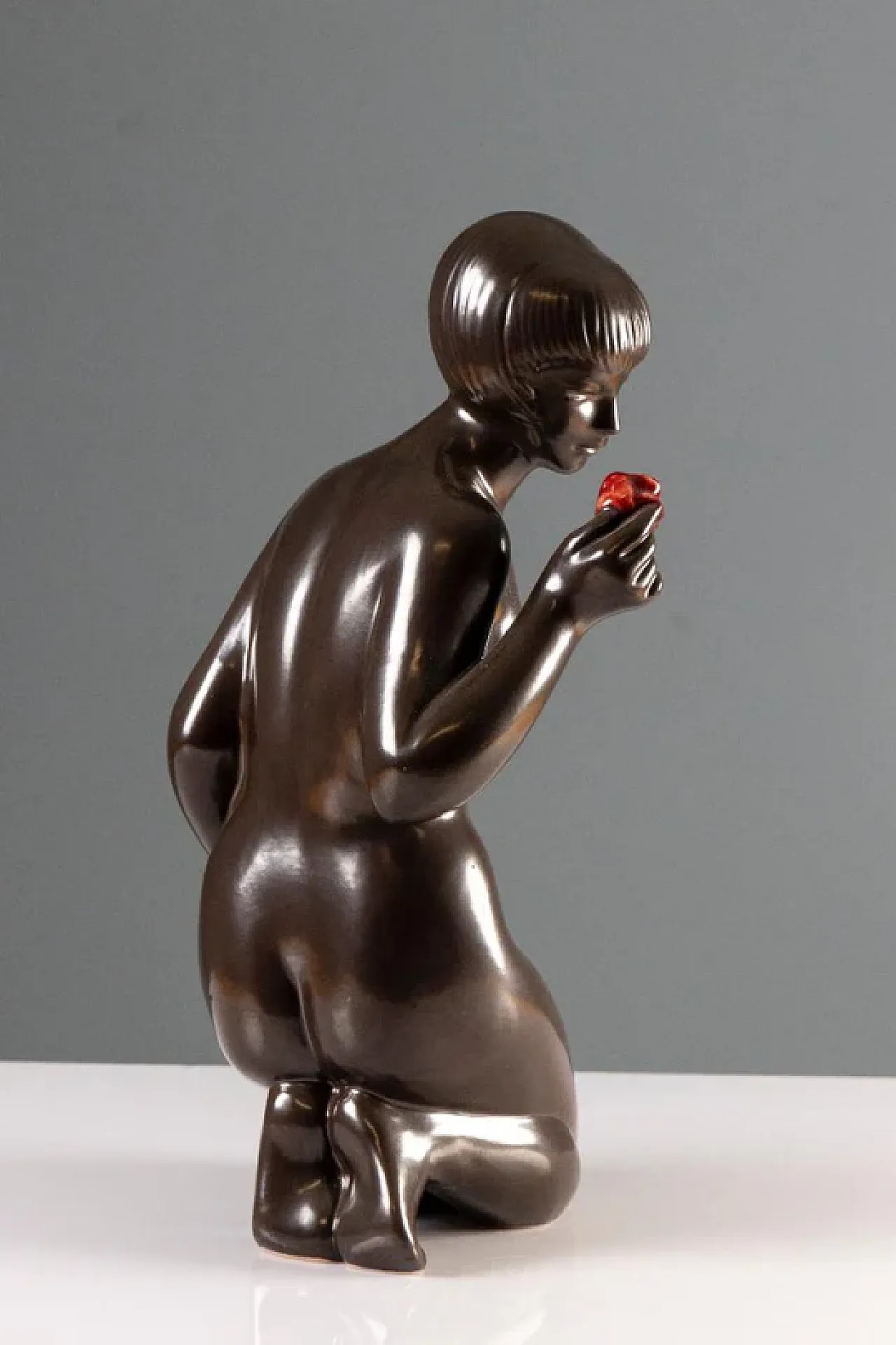 Scultura figurativa in ceramica di J. Forejtová, anni '60 3