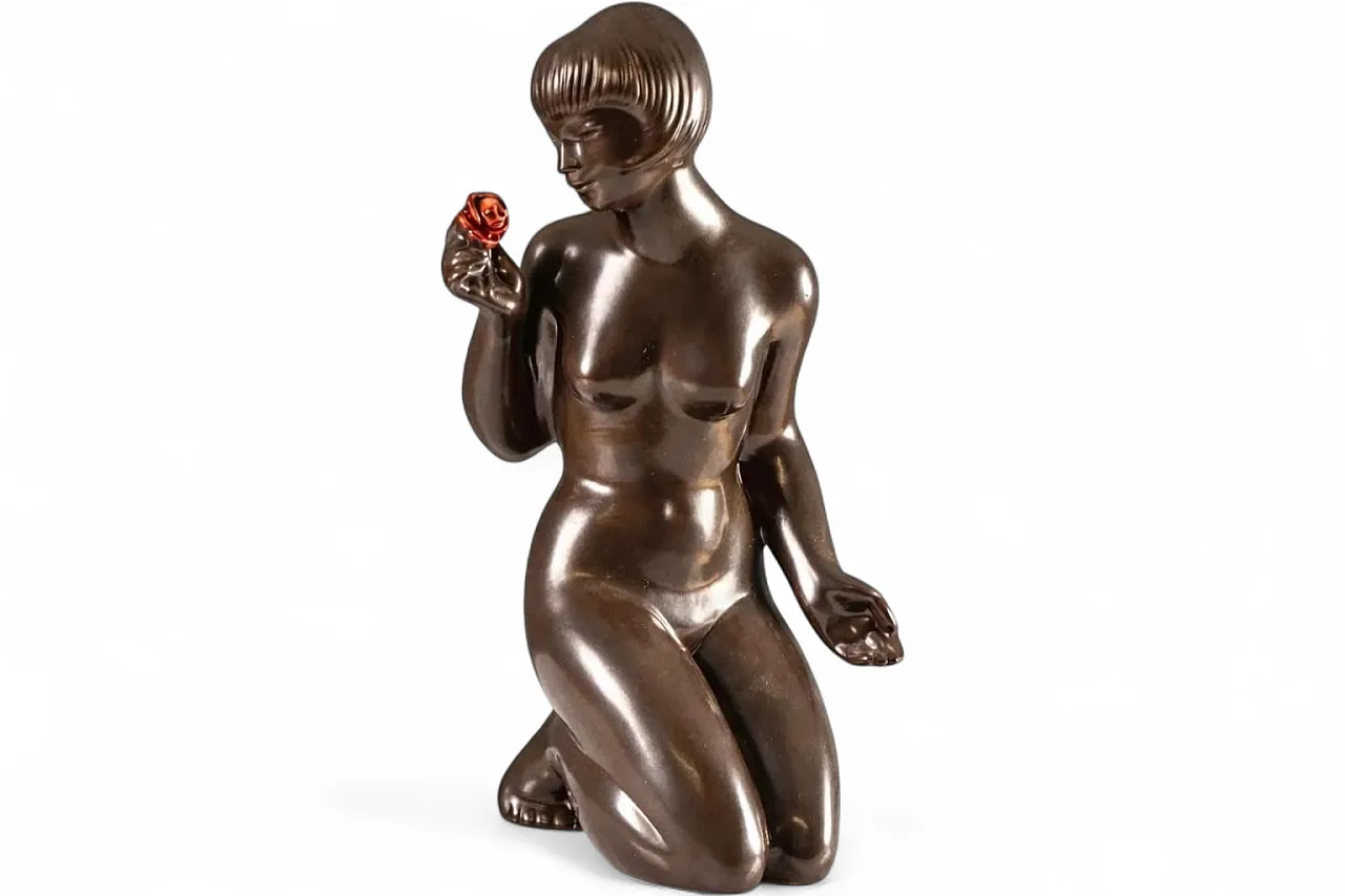 Scultura figurativa in ceramica di J. Forejtová, anni '60 6