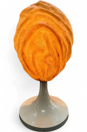 Fiberglass sculptural table lamp, 1970s