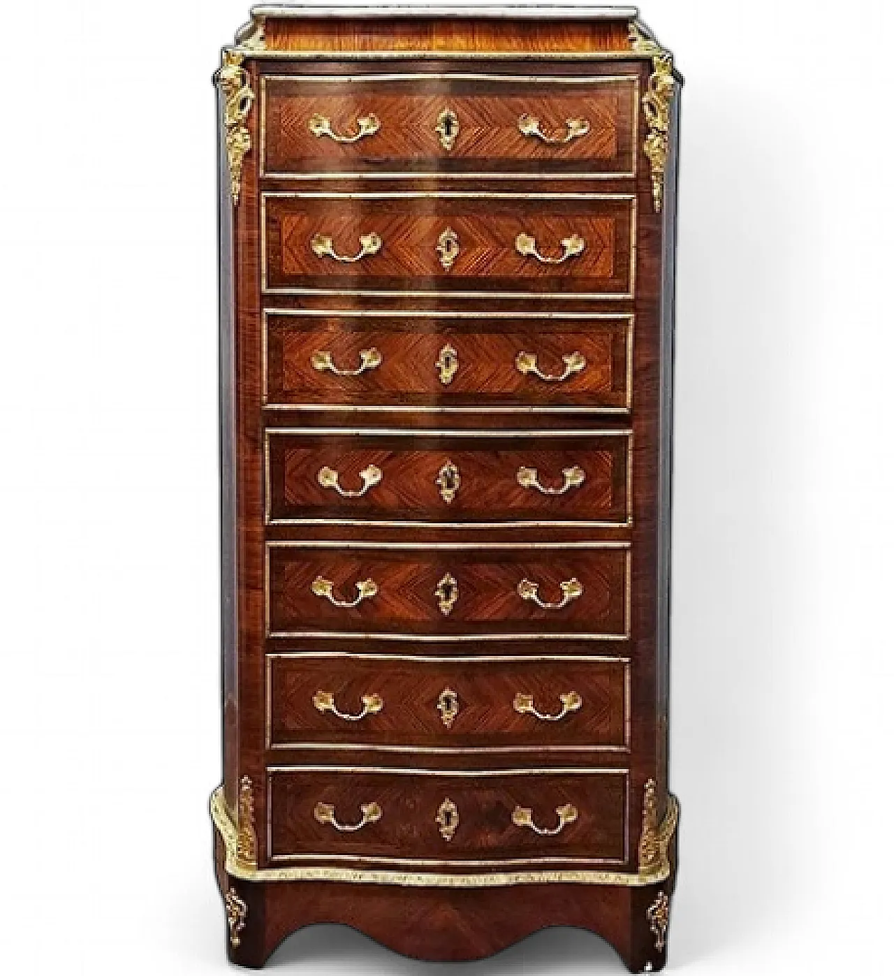 Secrétaire Napoleone III in bois de rose e palissandro, '800 11