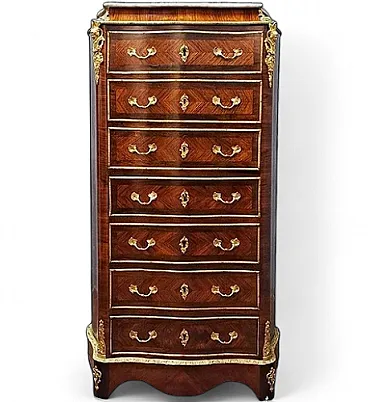 Secrétaire Napoleone III in bois de rose e palissandro, '800