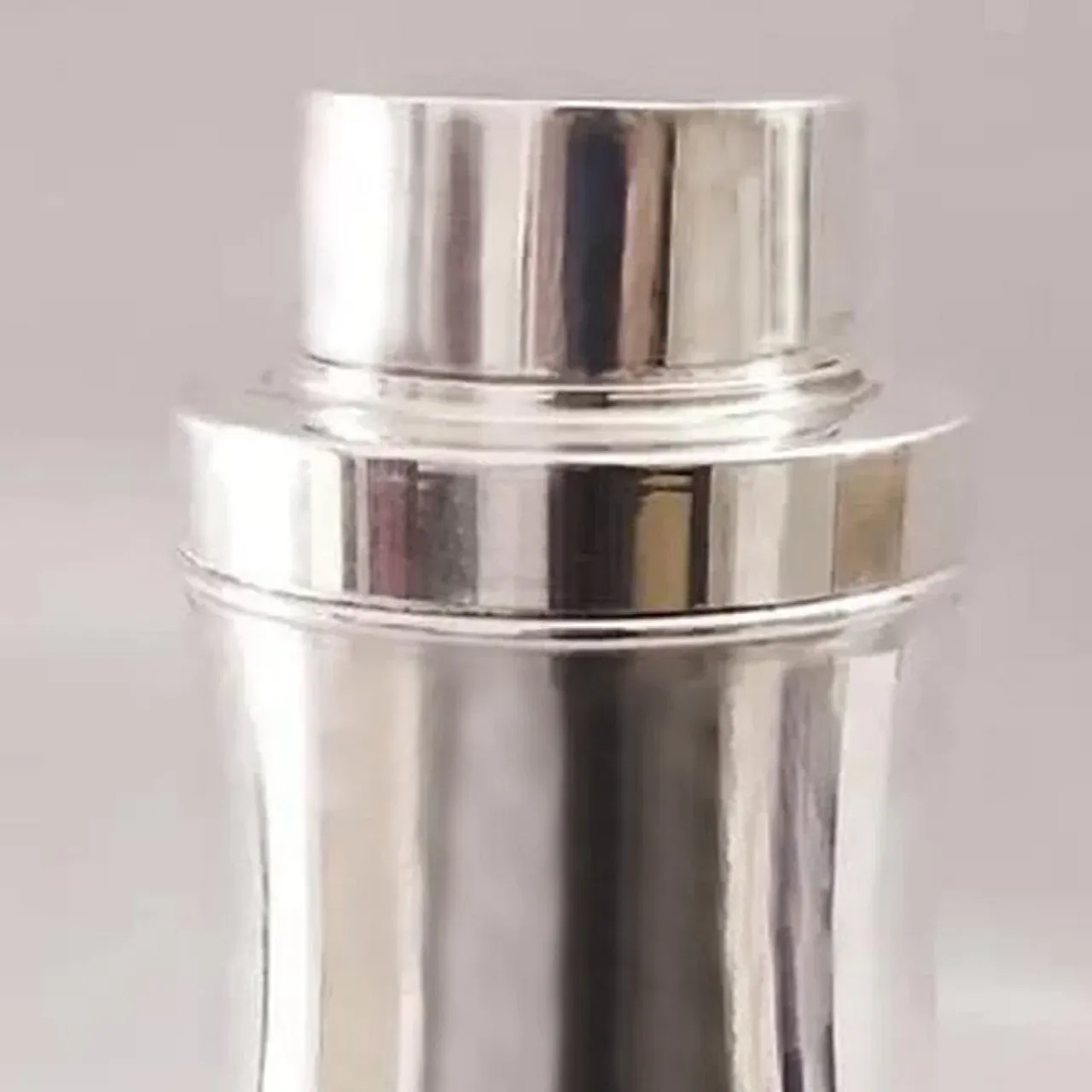 Aldo Tura for Macabo stainless steel cocktail shaker, 1950s 5