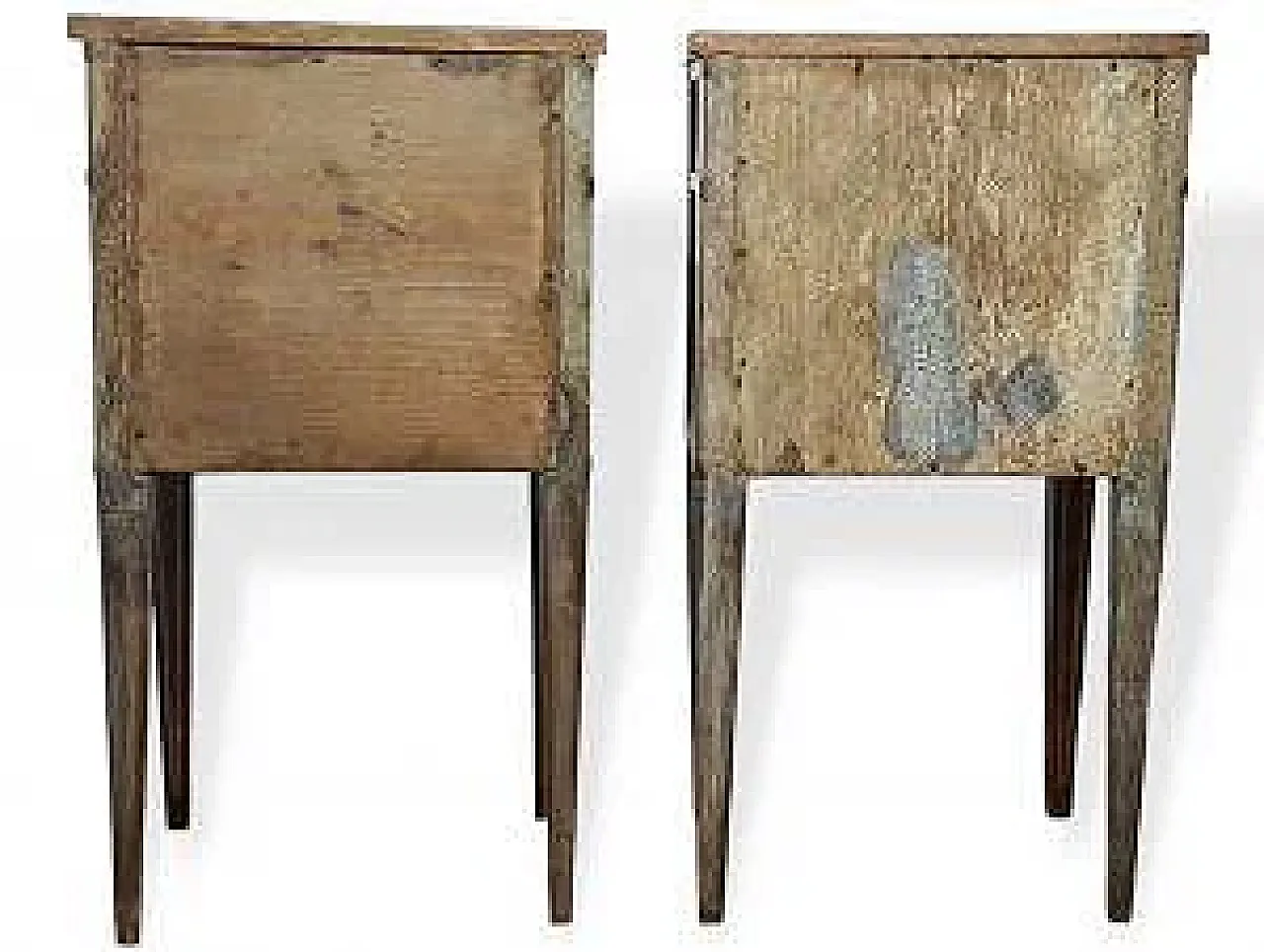 Coppia di comodini in stile Luigi XVI in legno, '700 6