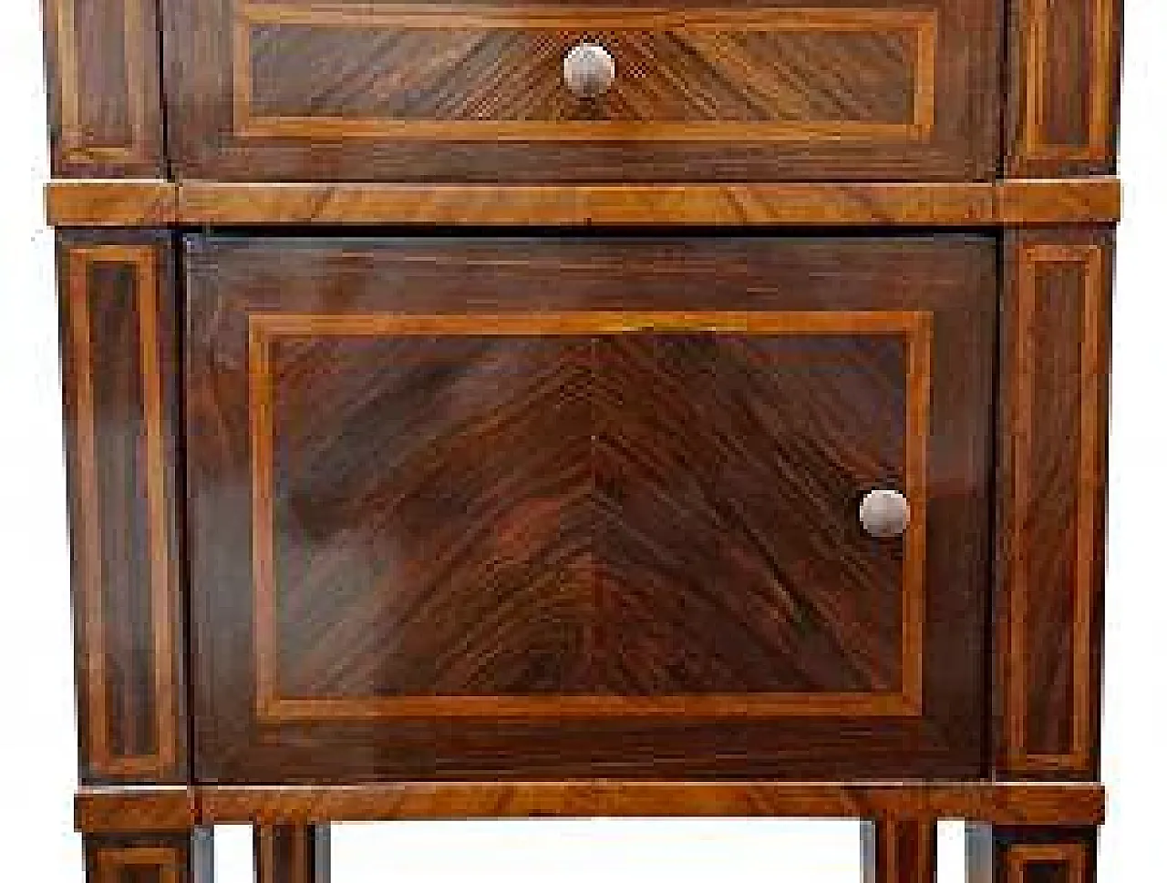 Coppia di comodini in stile Luigi XVI in legno, '700 7