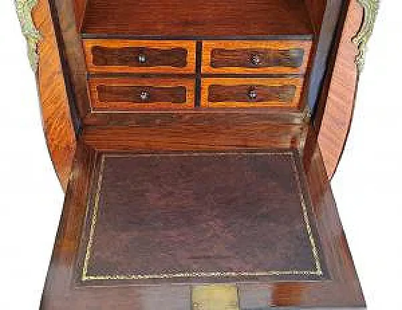 Secrétaire à abattant in stile Napoleone III in legno, '800 10