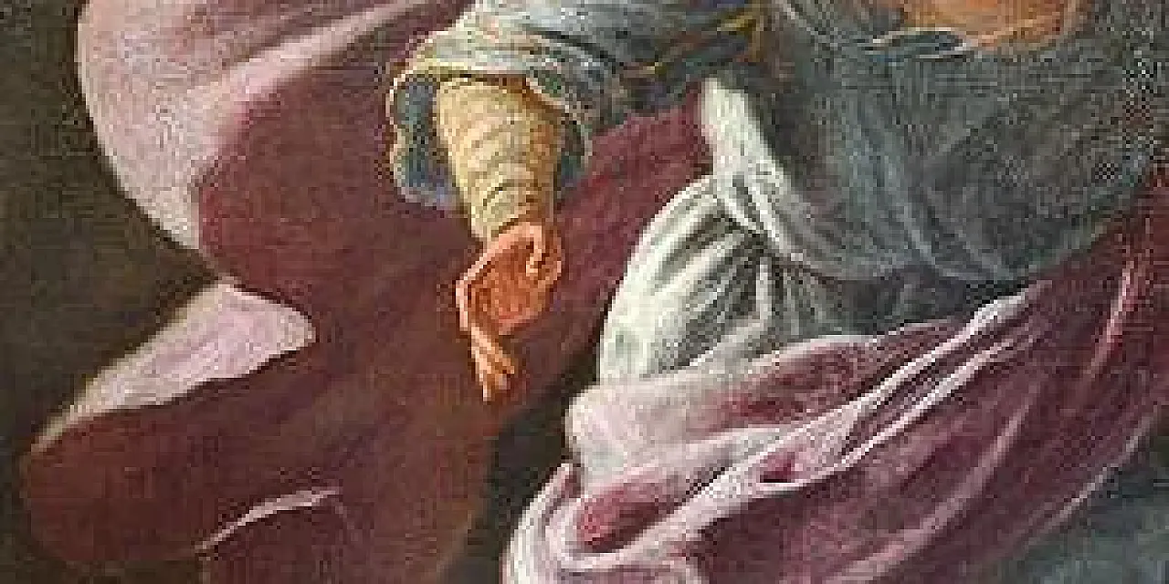 Il Riposo durante la Fuga in Egitto, olio su tela, '700 5