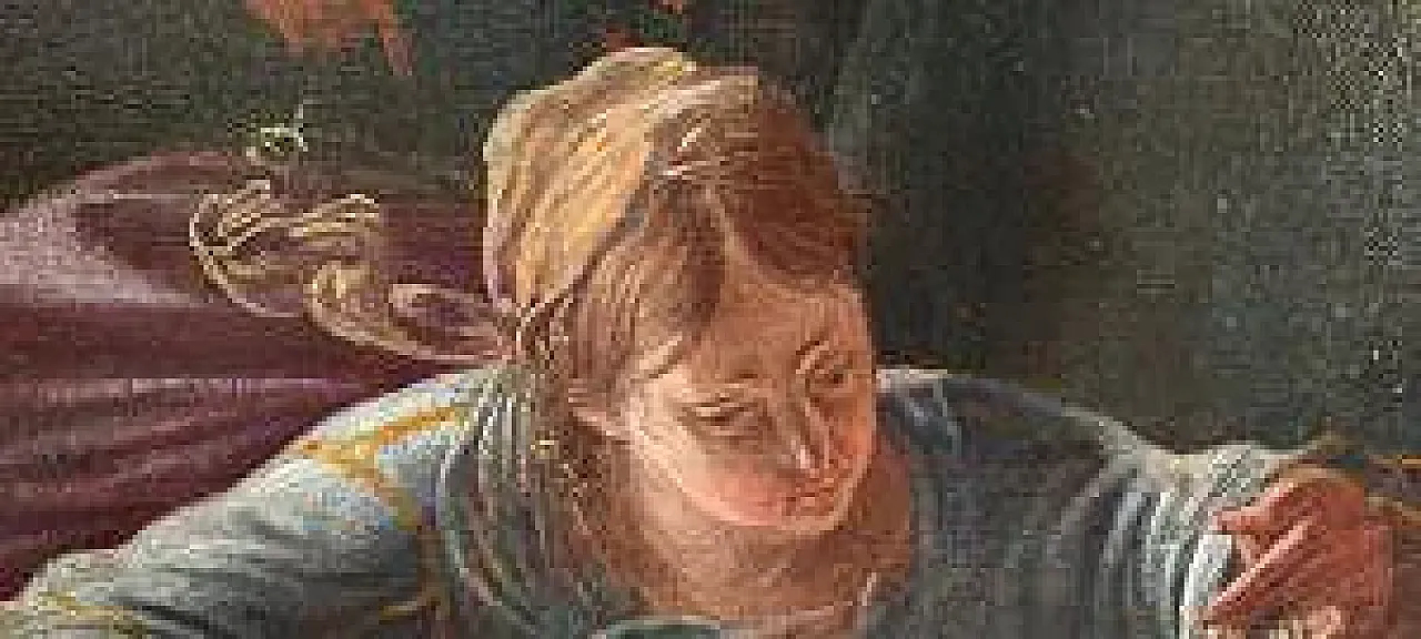 Il Riposo durante la Fuga in Egitto, olio su tela, '700 7