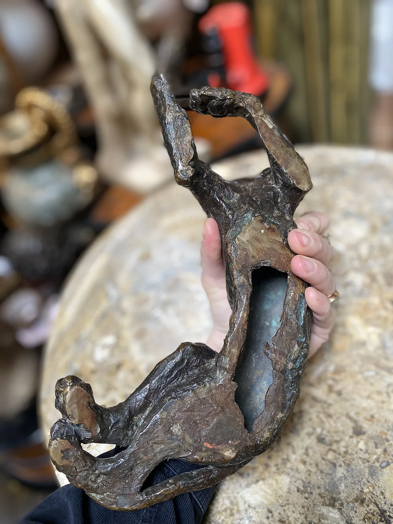 Modello in bronzo di pantera, ‘900 7