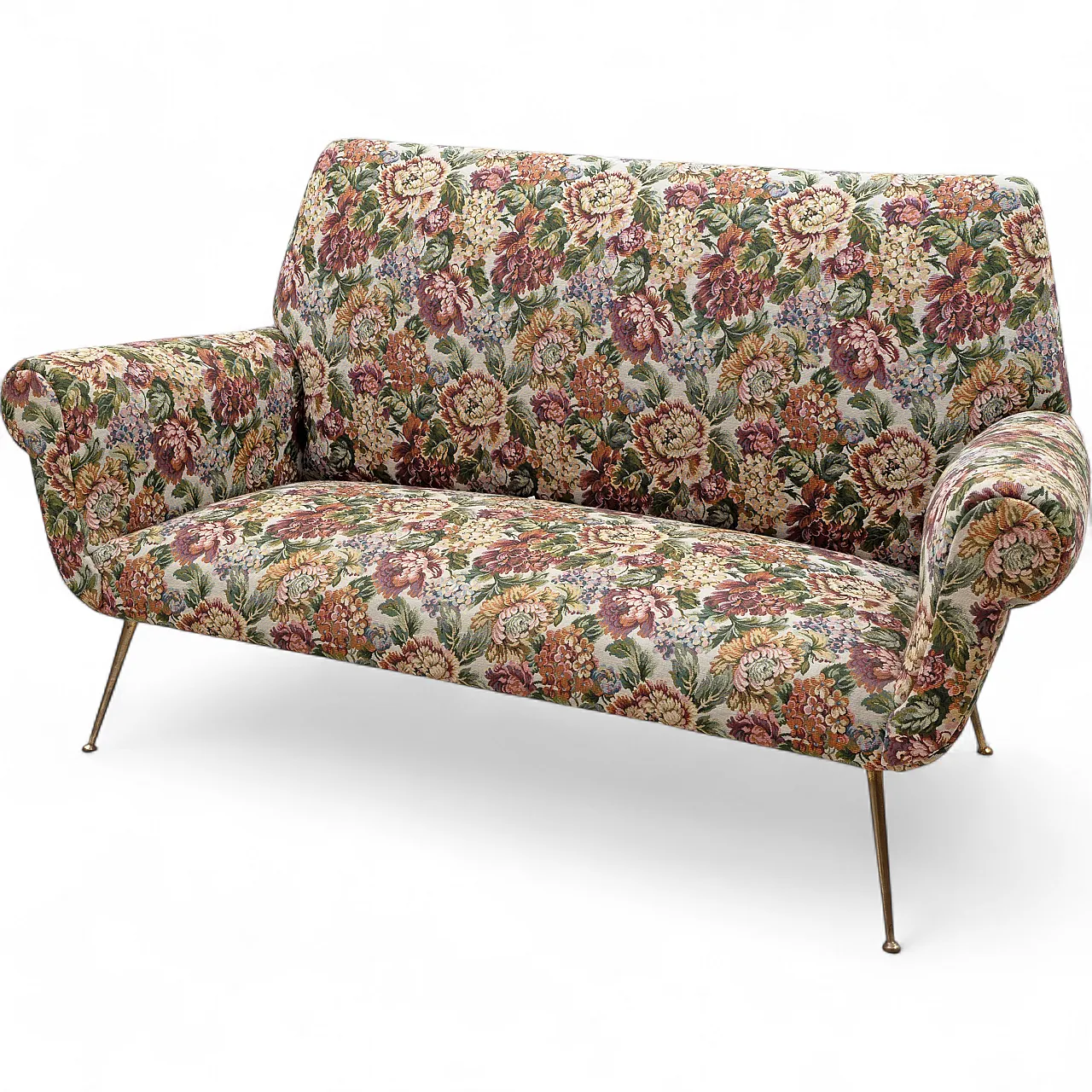 Mid-century modern Italian sofa by Gigi Radice for Minotti, 50s 10