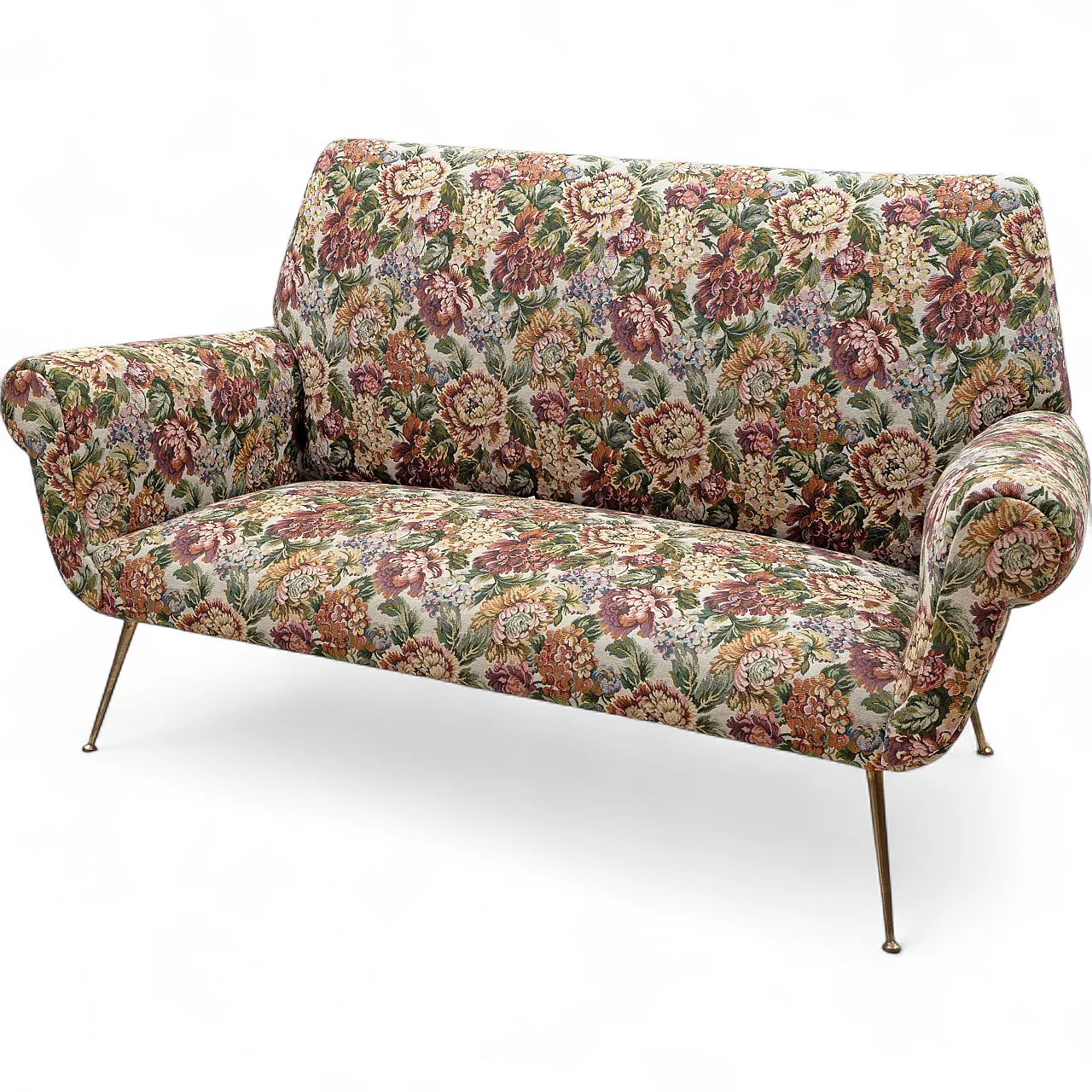 Mid-century modern Italian sofa by Gigi Radice for Minotti, 50s 11