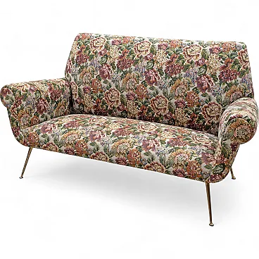 Mid-century modern Italian sofa by Gigi Radice for Minotti, 50s