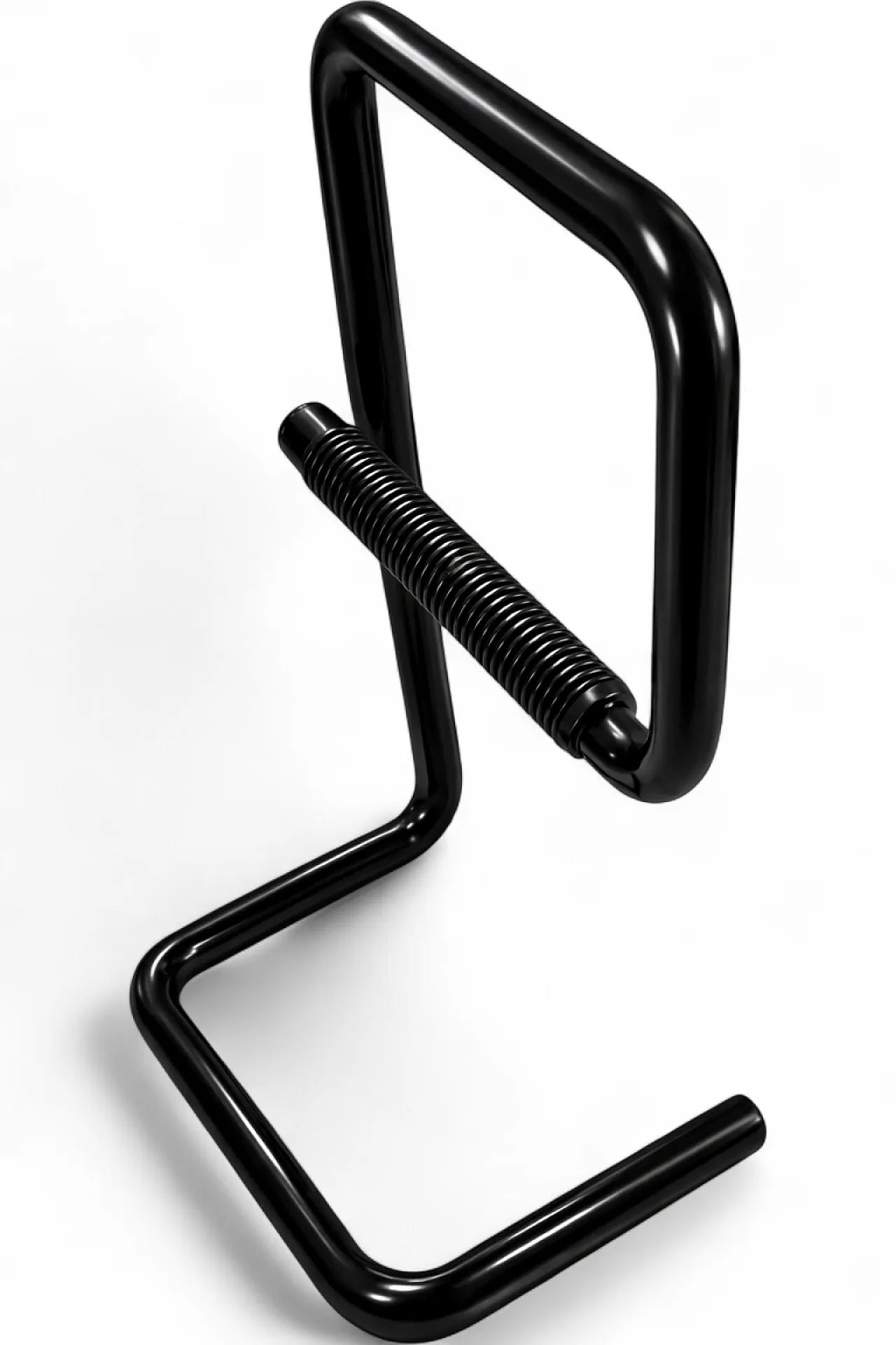 Black metal valet stand, 1980s 6