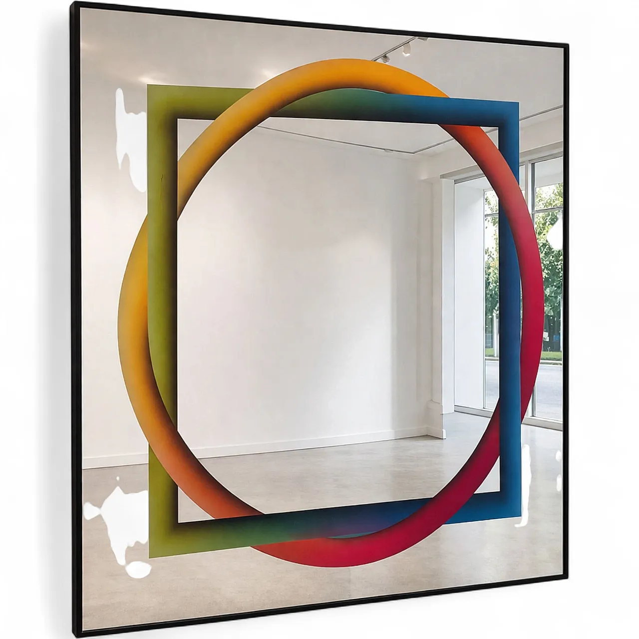 Specchio di Rogelio Polesello Morphos per Acerbis, anni '70 10