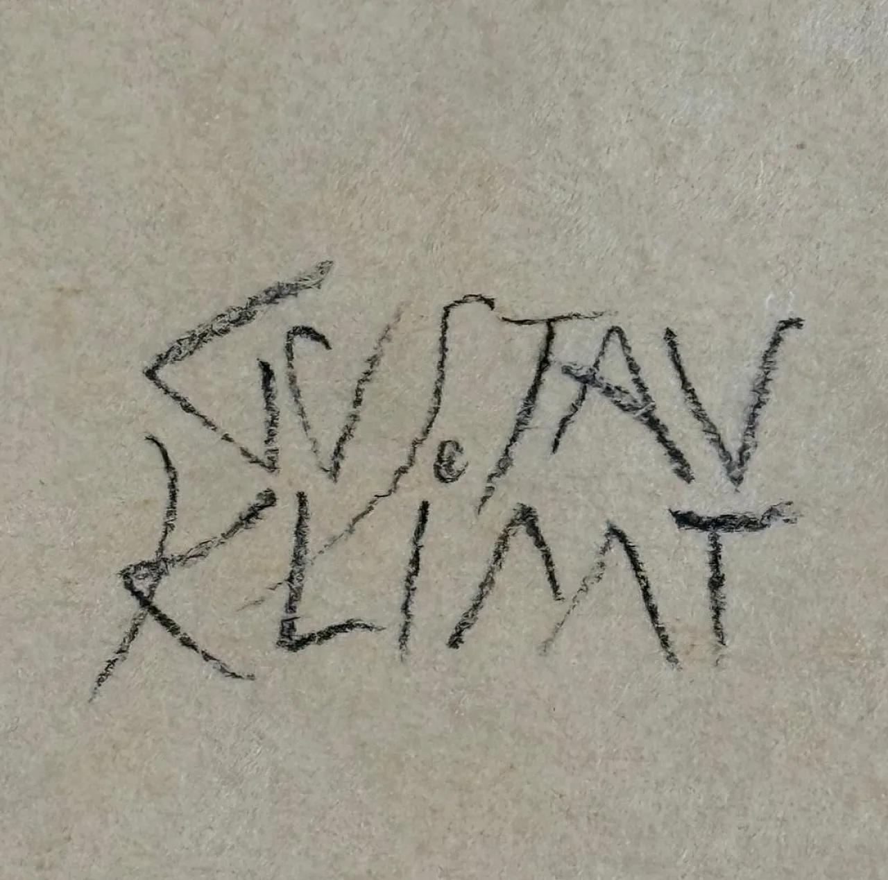 Nudo femminile in piedi, matita, firmato – Gustav Klimt 4