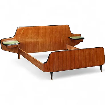 Letto con comodini, metà '900