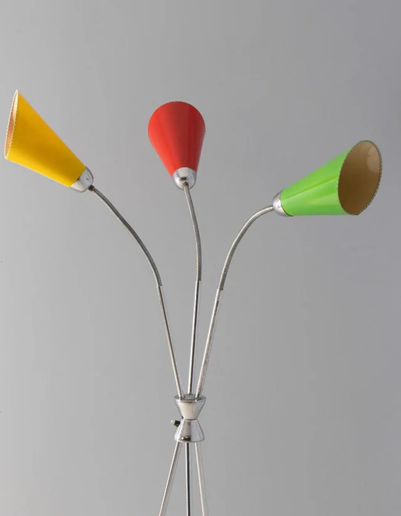 Lampada da terra a 3 bracci di Lidokov, metà '900 2