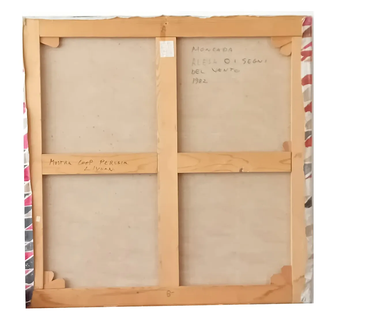 Quadro Di Ignazio Moncada Alesa O I Segni Del Vento, 1982 2