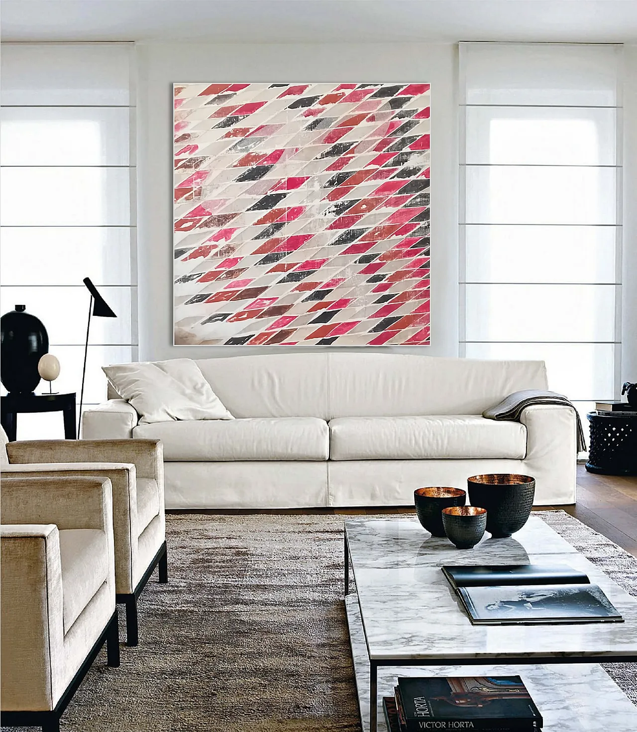 Quadro Di Ignazio Moncada Alesa O I Segni Del Vento, 1982 6