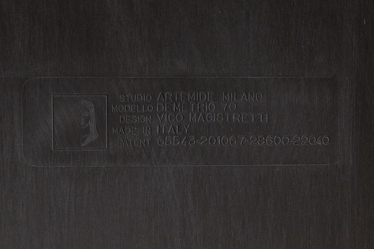 Demetrio 70 coffee table by Vico Magistretti for Artemide, 1960s 6