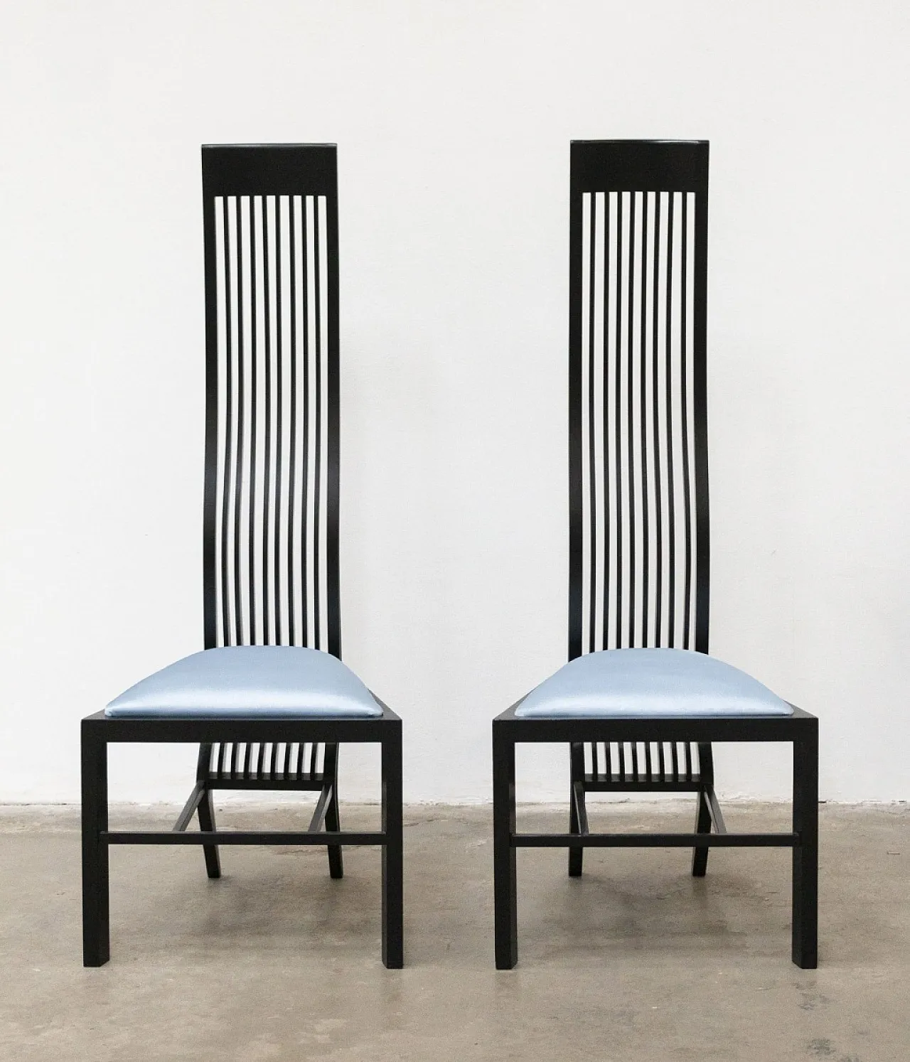 Coppia di sedie Monroe di Arata Isozaki per ICF Milano, anni '80 13