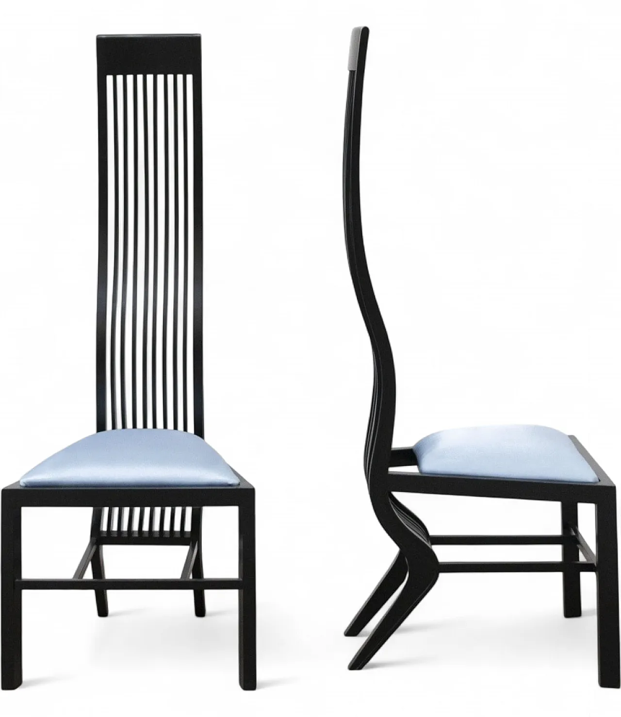 Coppia di sedie Monroe di Arata Isozaki per ICF Milano, anni '80 14