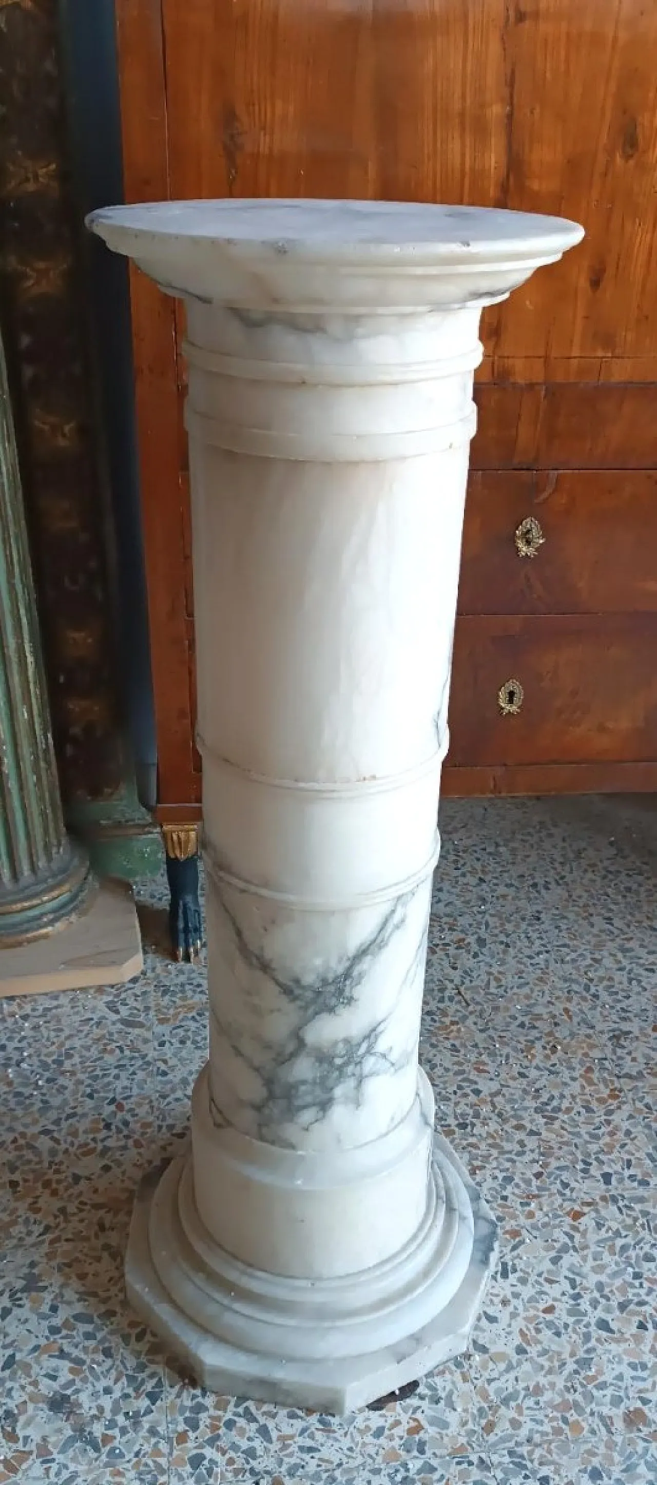 Colonna in alabastro, fine '800 1