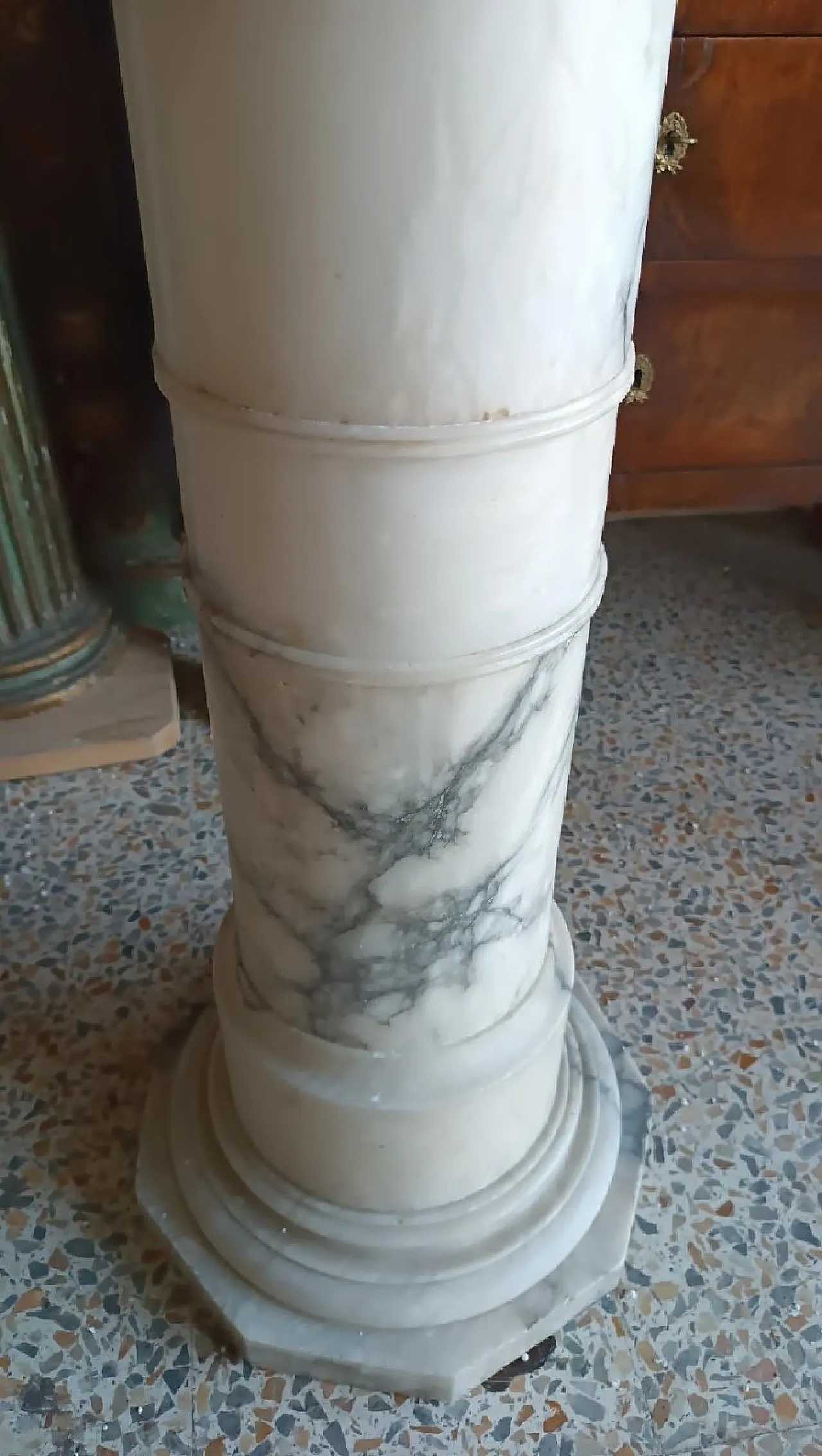 Colonna in alabastro, fine '800 5