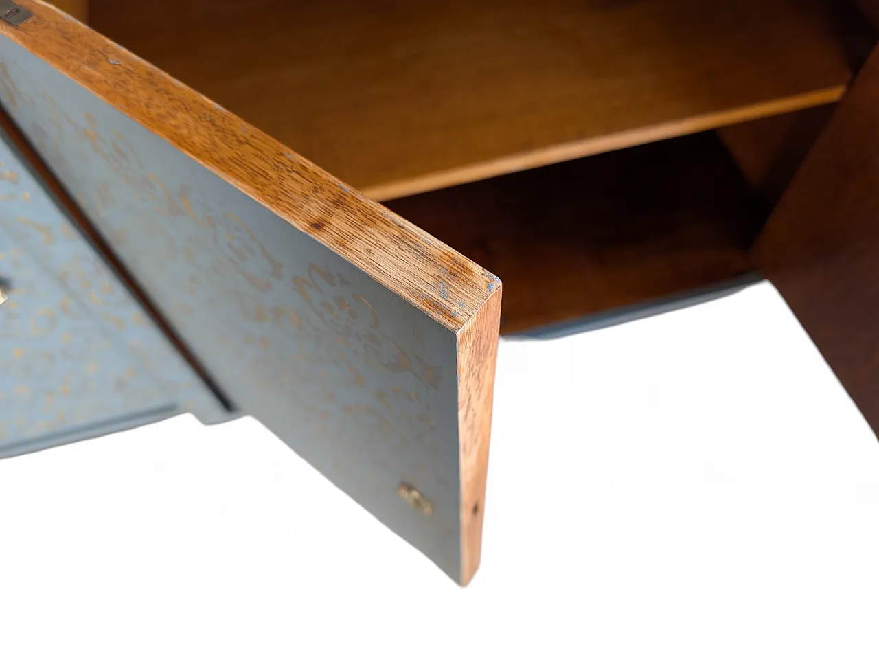 Restored oak wood sideboard, 2000s 5