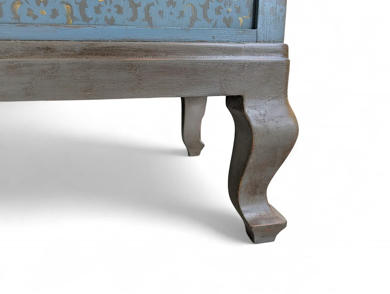 Restored oak wood sideboard, 2000s 12