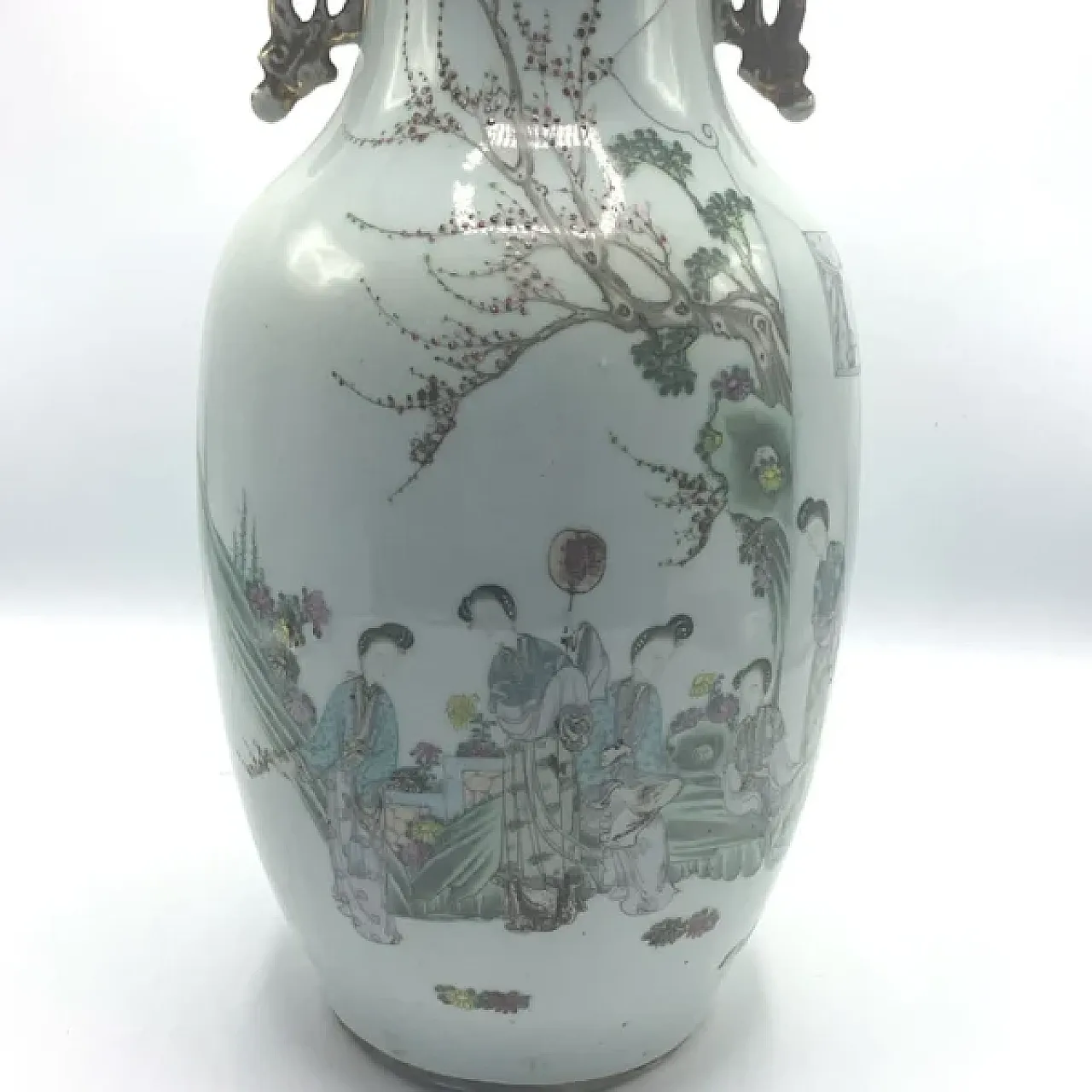 Vaso in porcellana con anse plastiche, '900 4