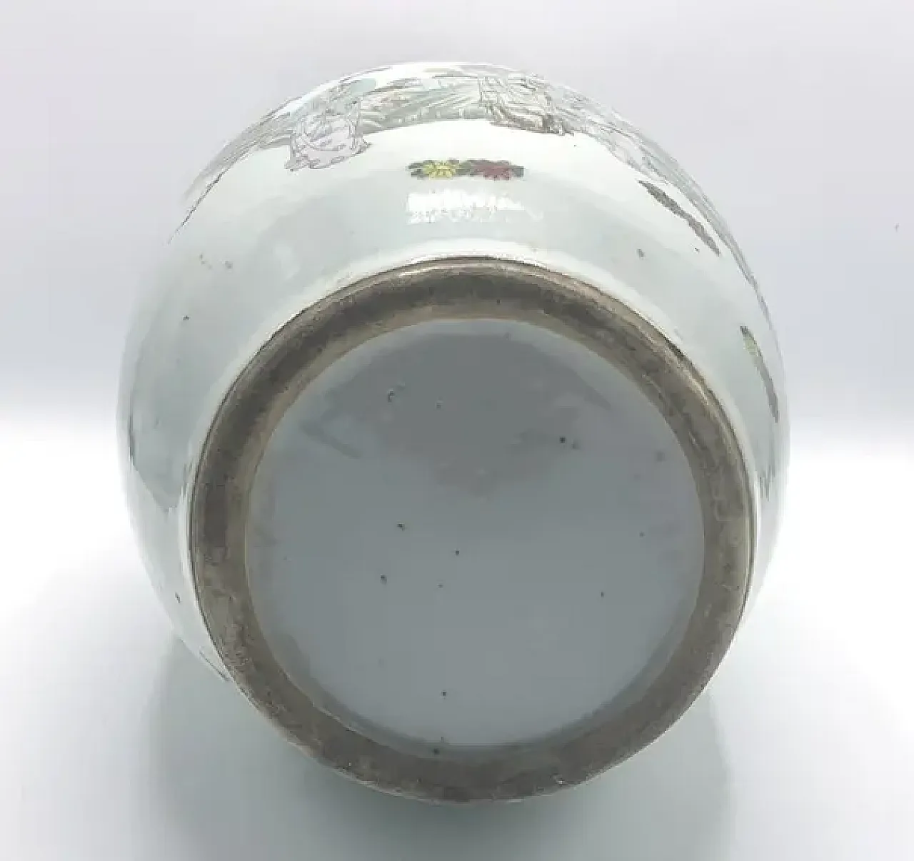 Vaso in porcellana con anse plastiche, '900 7