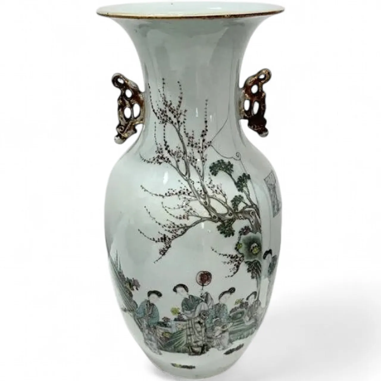 Vaso in porcellana con anse plastiche, '900 8