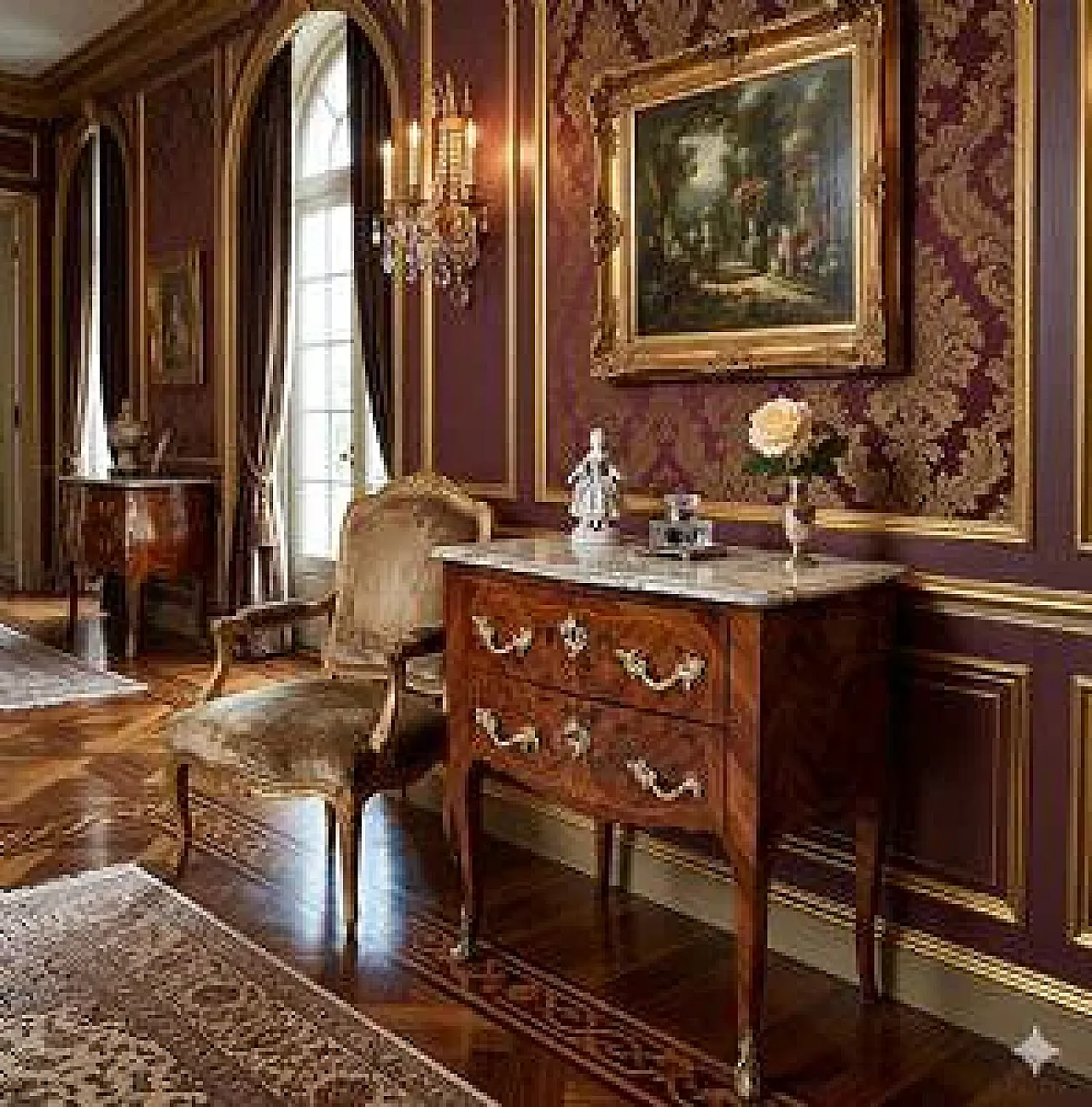 Napoleon III wooden chest of drawers, late 19th century 9