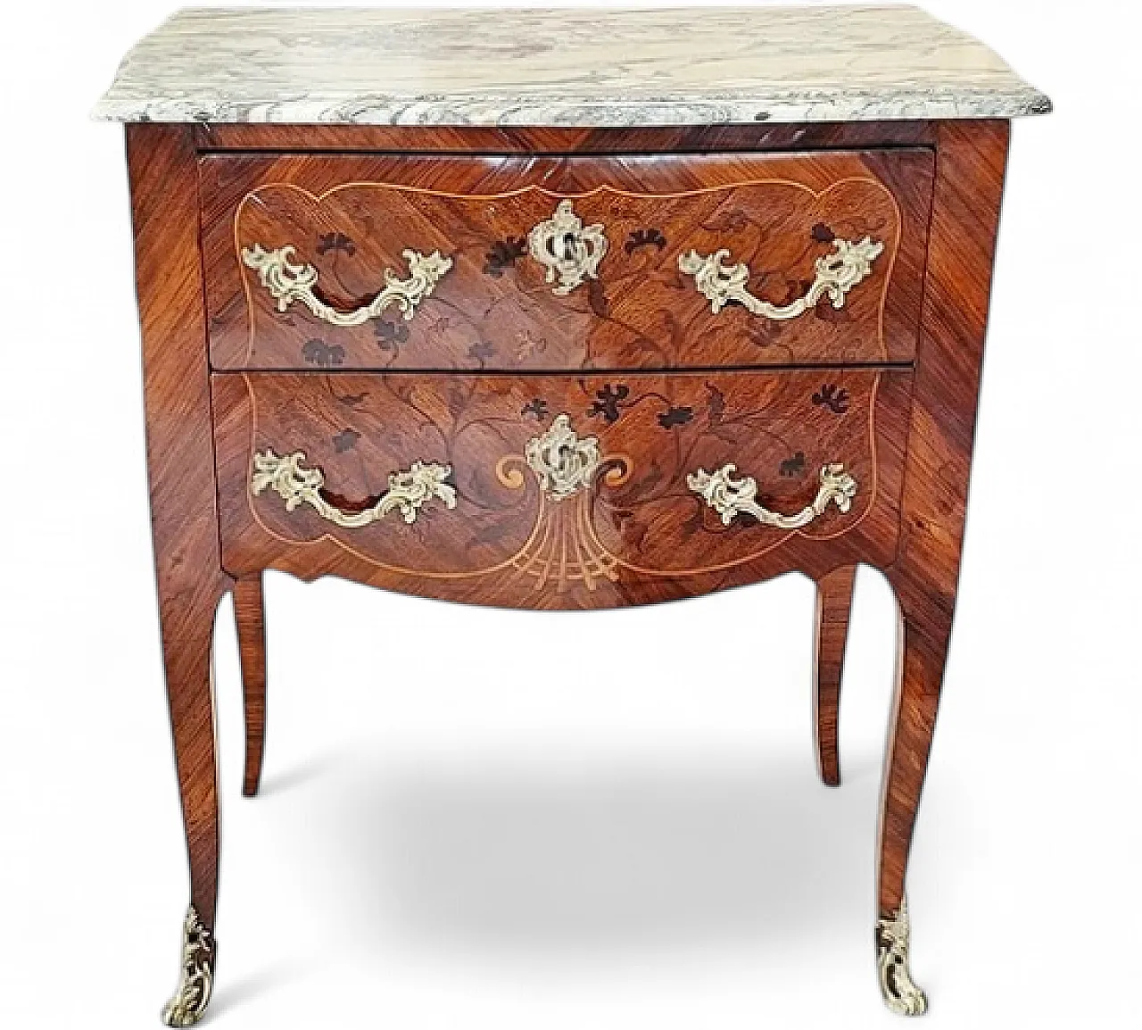 Napoleon III wooden chest of drawers, late 19th century 10