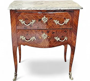 Napoleon III wooden chest of drawers, late 19th century