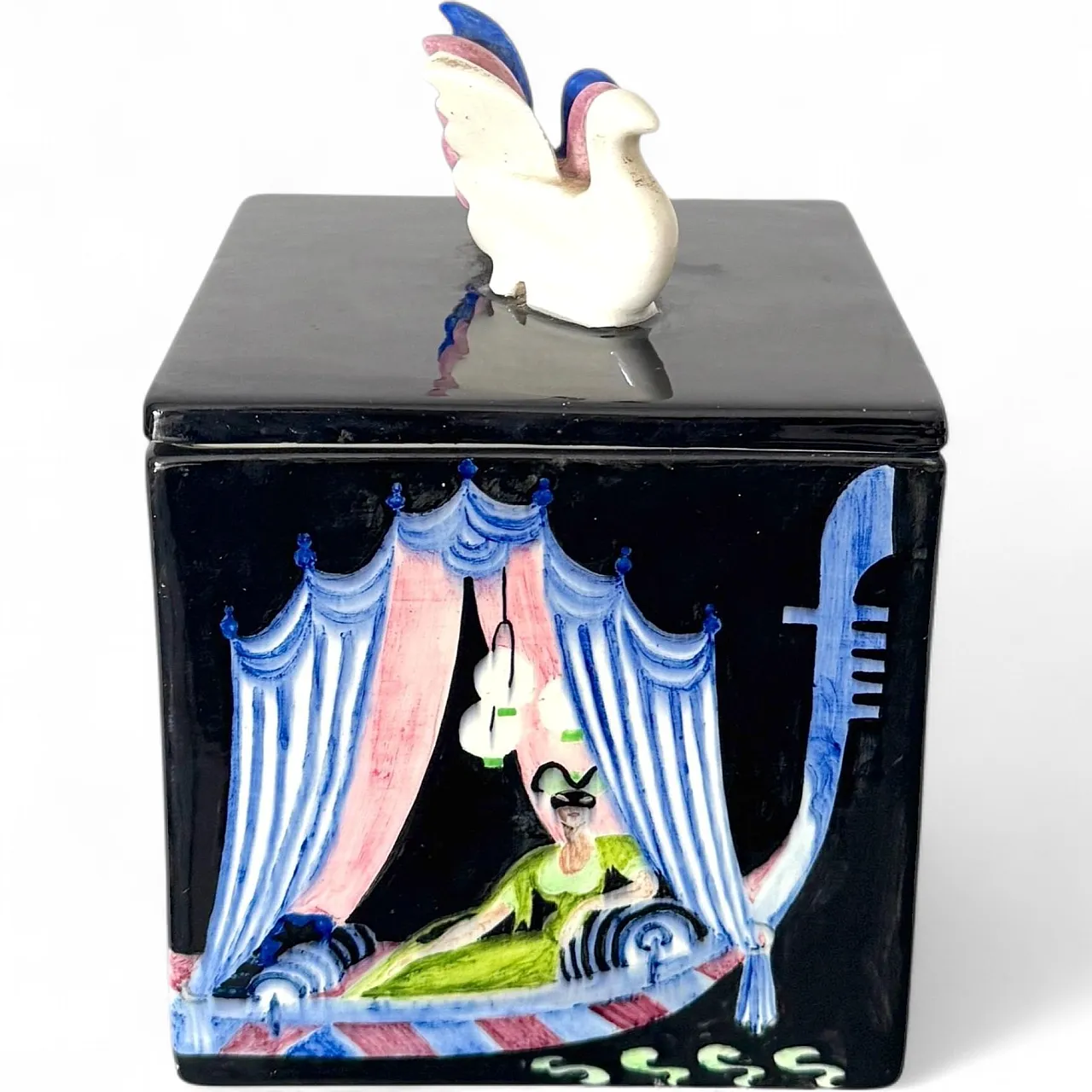 Night view of Venice by Gigi Chessa for Lenci, 1930s 12