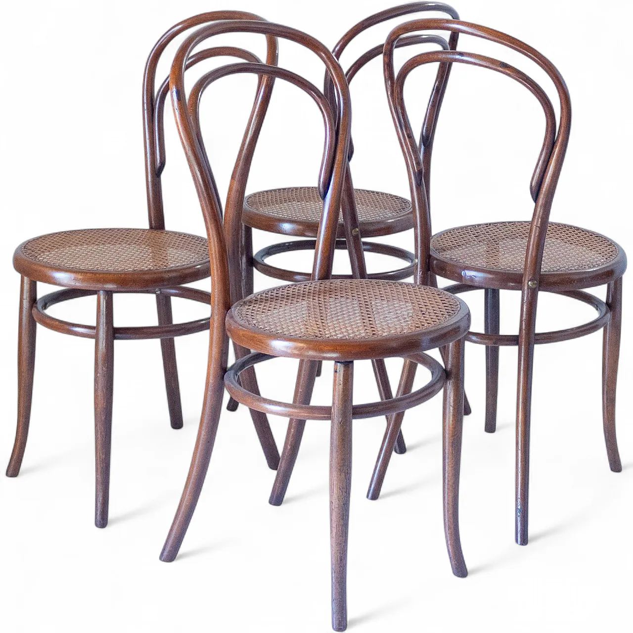 4 dining chairs, by Josef Hoffmann, Austria, 20th century 16