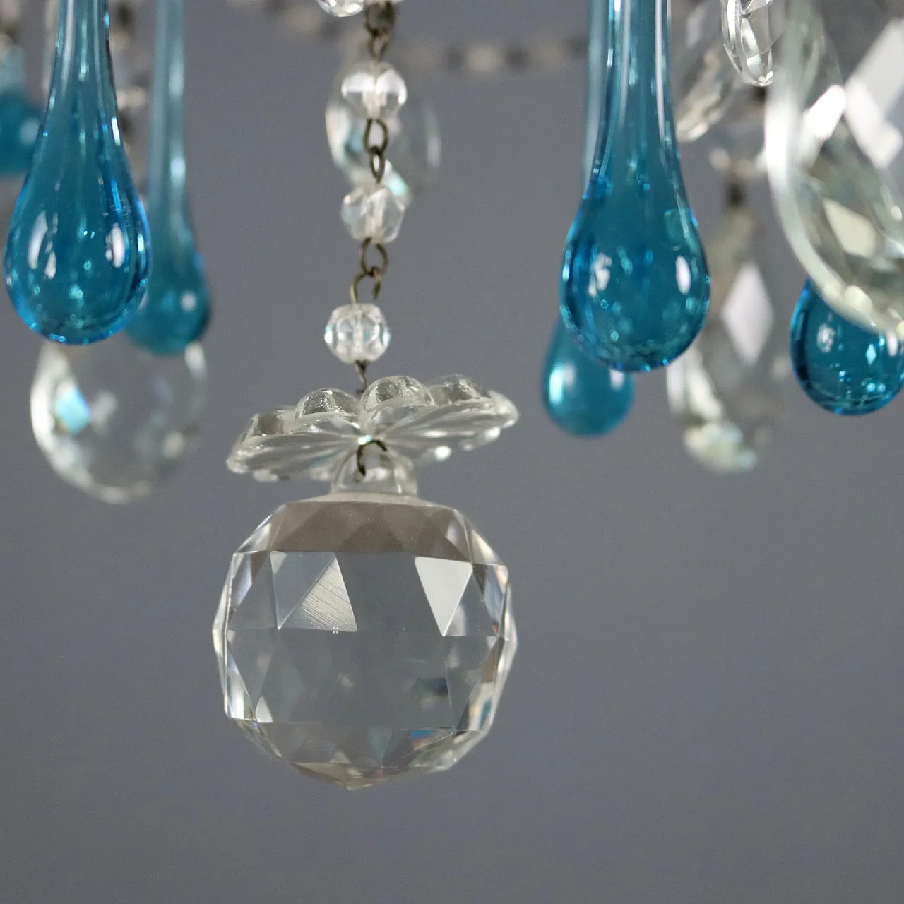 Coppia di lampadari a sei luci, '800 9