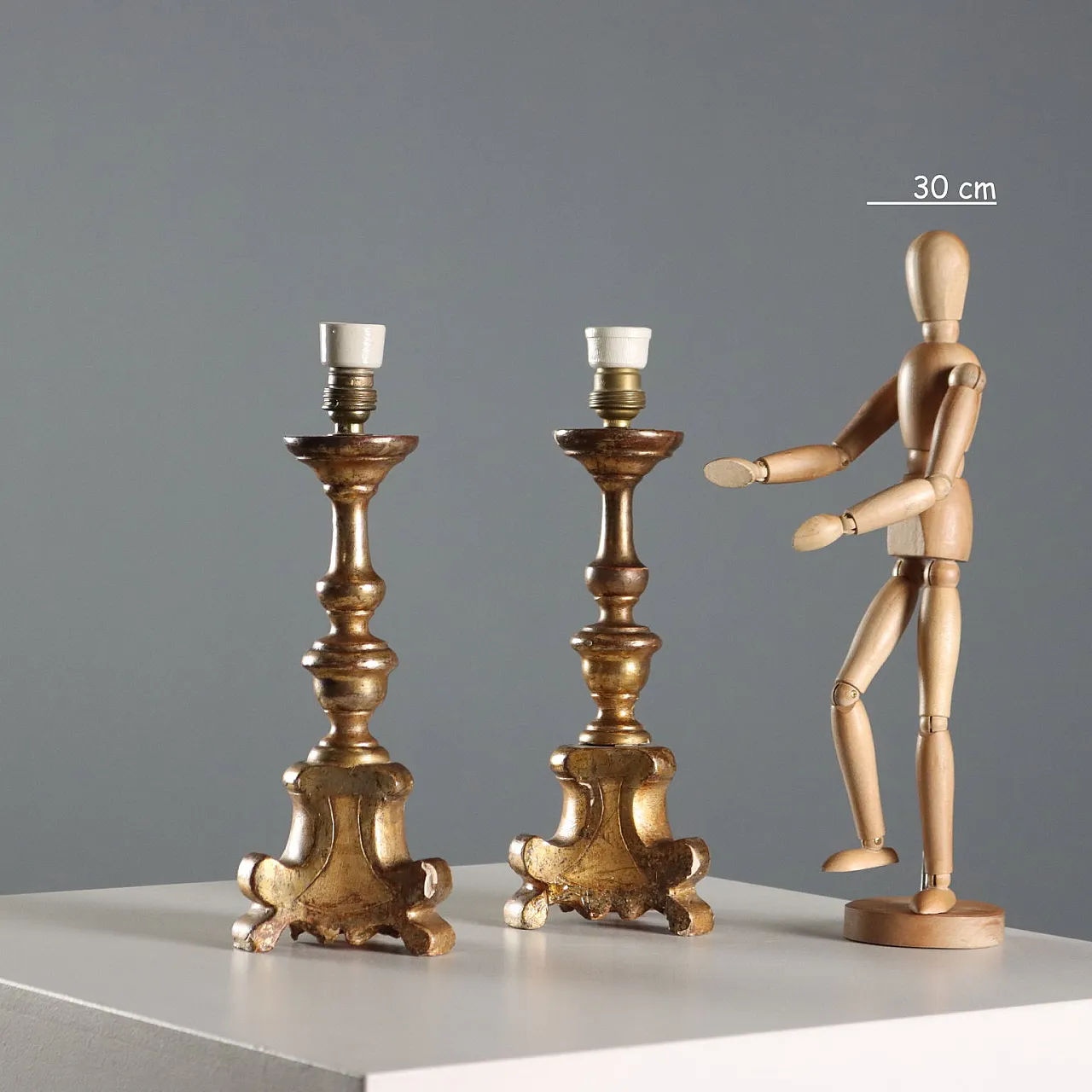 Coppia di candelabri, '800 2