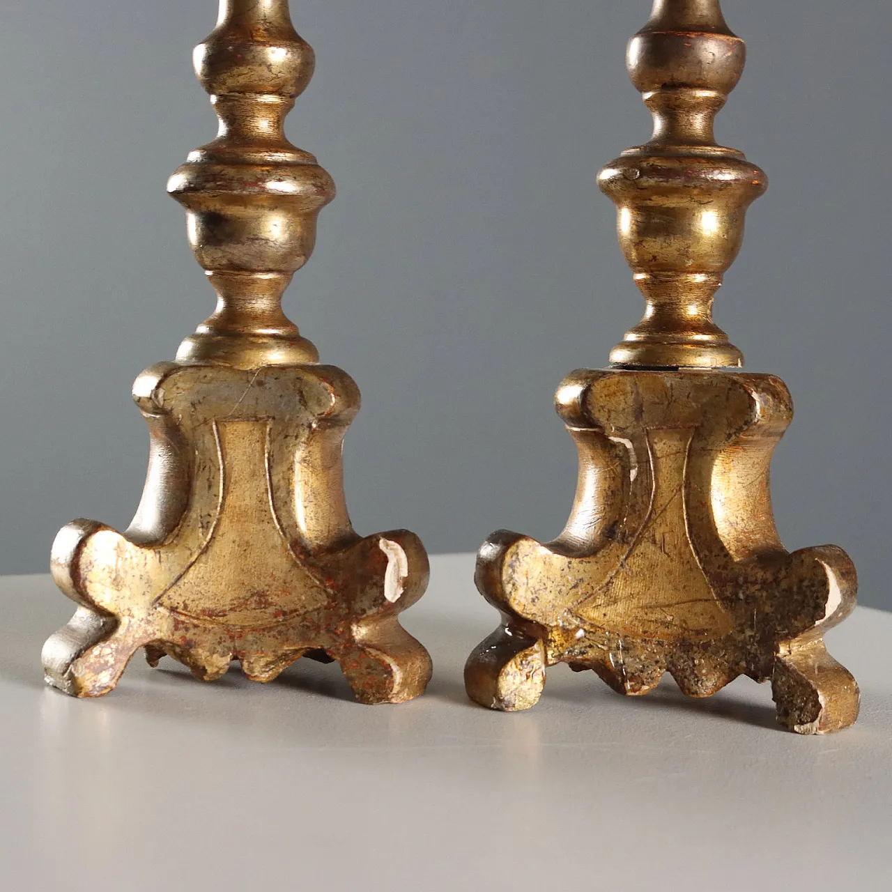 Coppia di candelabri, '800 4